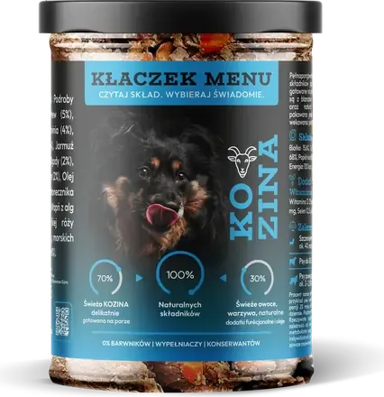Słoik Kłaczek Menu Kozina, 400 g